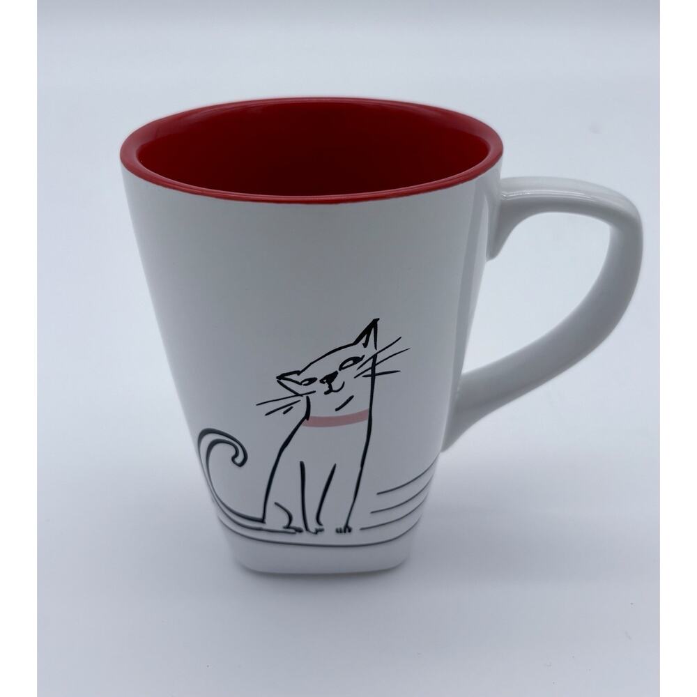 Hallmark Cartoon Cat Mug Coffee Cup 4 1/2" tall 12 oz.
